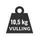 10,5kg Vulling Propaan Co2 Neutraal voor heftruck LPG en snelkoppeling aansluiting