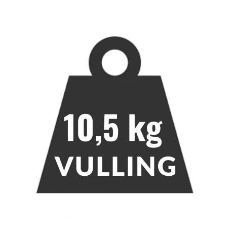 10,5kg Vulling Propaan Co2 Neutraal voor heftruck LPG en snelkoppeling aansluiting